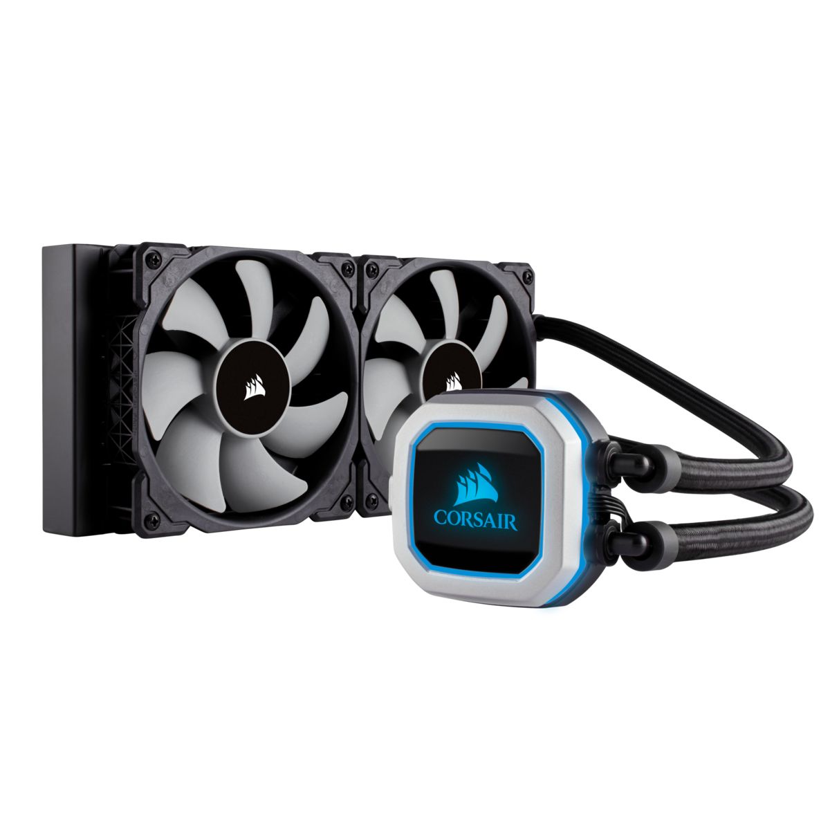 Matériels informatique Watercooling CORSAIR H100i PRO RGB infinytech réunion 1