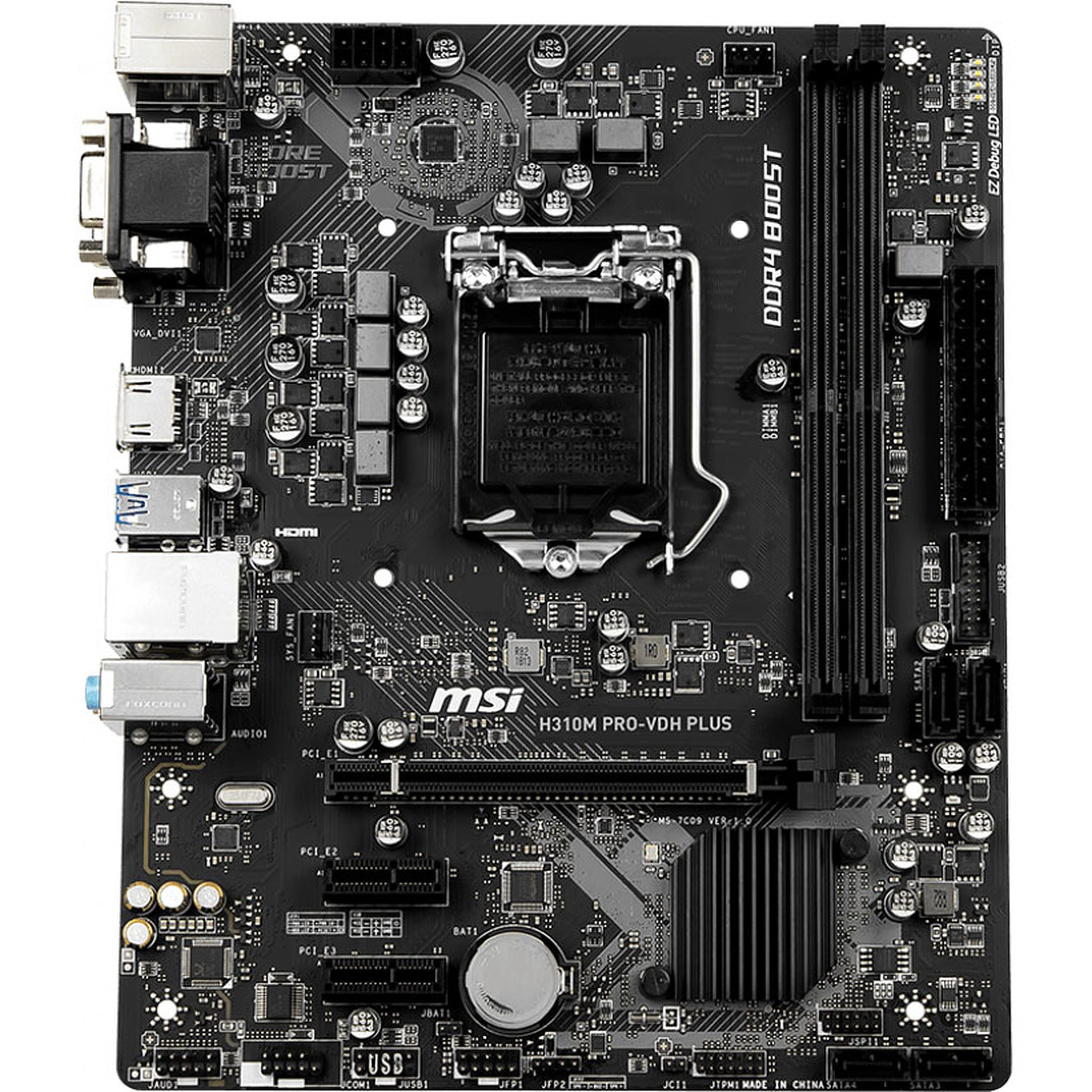 Matériels informatique carte mère MSI H310M PRO VDH-PLUS infinytech Réunion 2