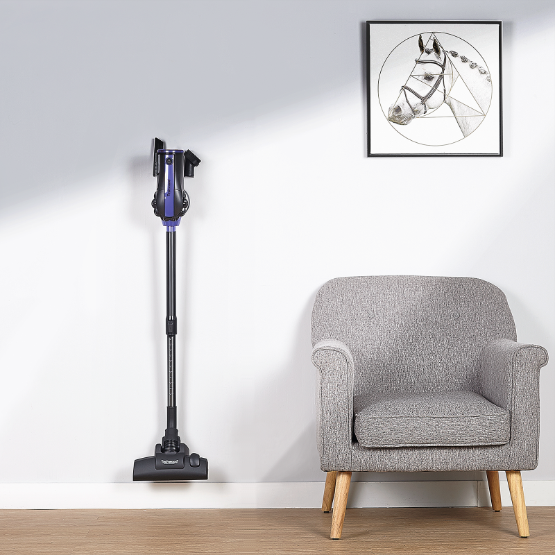 Petit électroménager aspirateur balai 2 en 1 TECHWOOD TAS-653 Violet infinytech Réunion 3