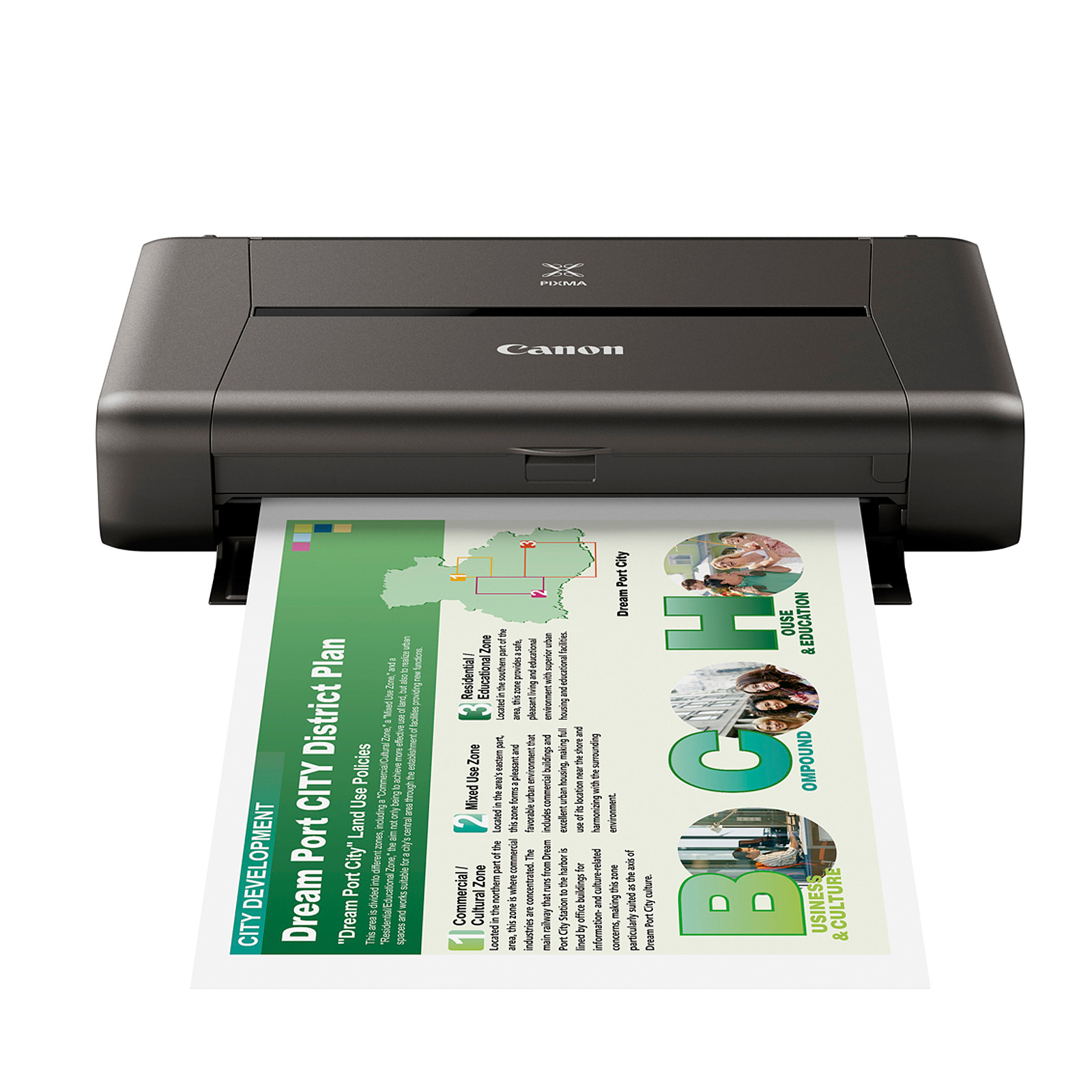 Matériels informatique imprimante nomade CANON PIXMA iP110 infinytech Réunion 1