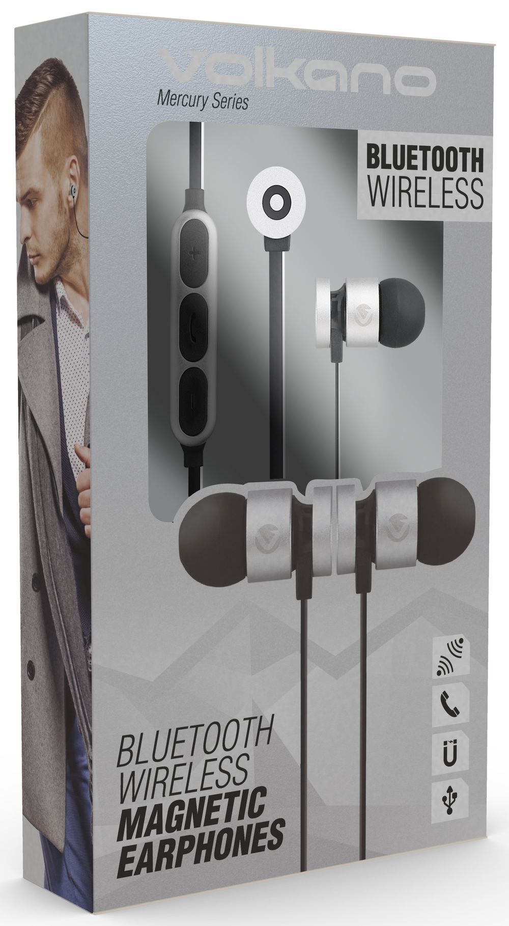 Matériels informatique kit piéton VOLKANO Mercury Série Bluetooth Noir infinytech Réunion 2