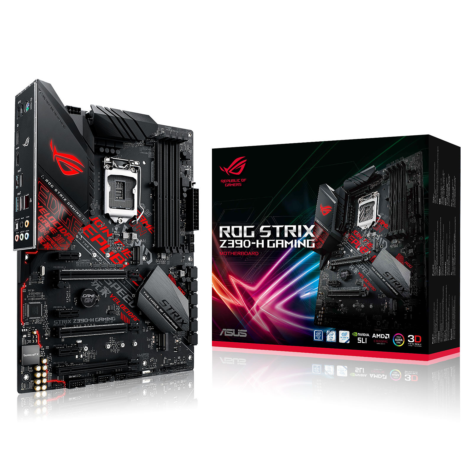 Matériels informatique carte mère ASUS ROG STRIX Z390-H GAMING infinytech Réunion 1