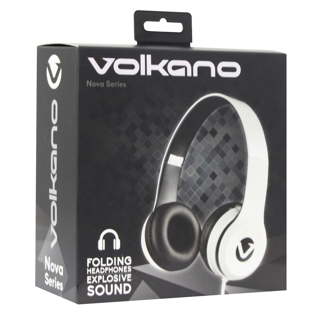 Matériels informatique casque audio VOLKANO Nova Série Blanc VB-VH4033-WH infinytech Réunion 2