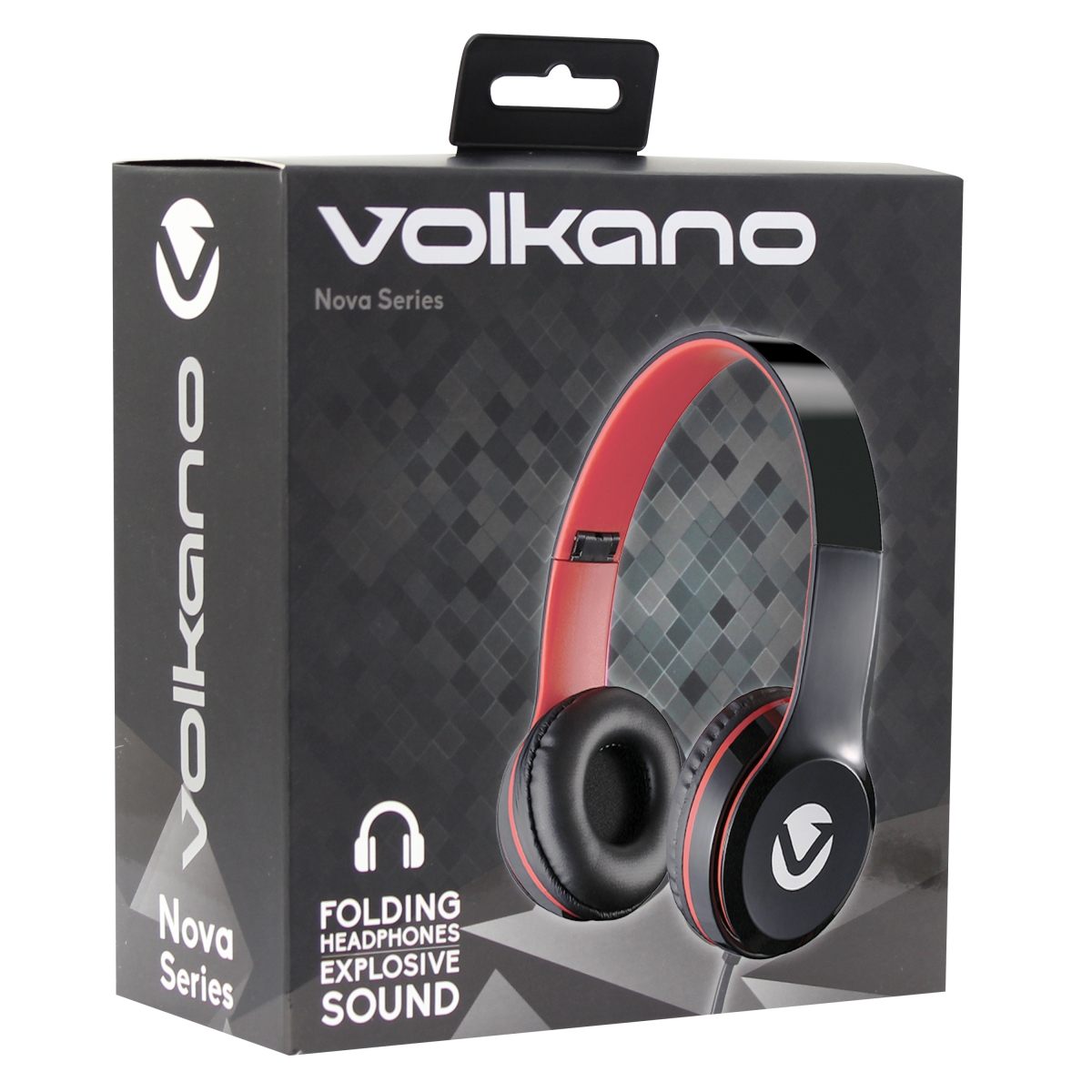 Matériels informatique casque audio VOLKANO Nova Série Rouge VB-VH4035-RD infinytech Réunion 2
