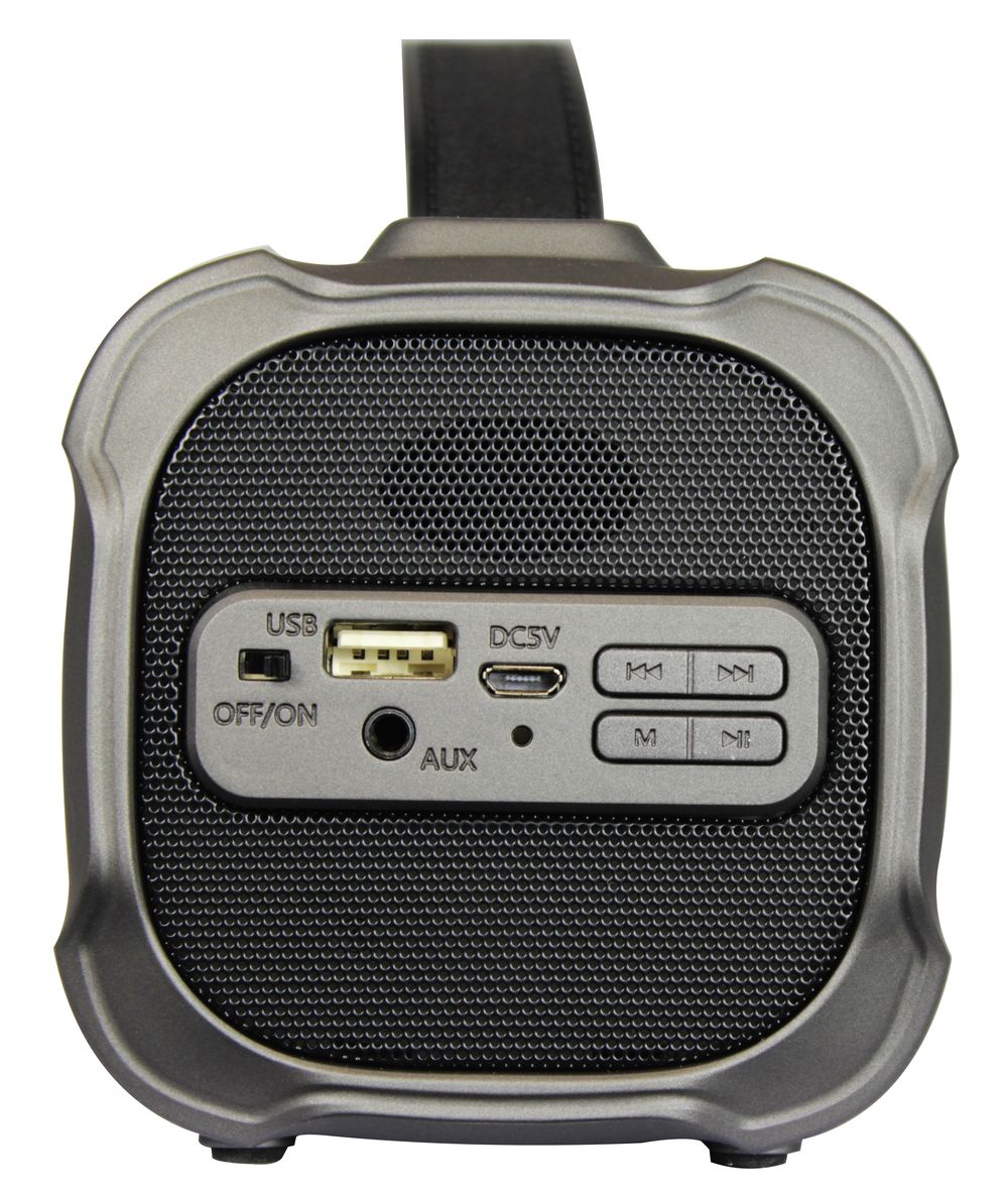 Accessoires téléphonie enceinte nomade VOLKANO Mini Bazooka Squared VK-3302-BK infinytech Réunion 2