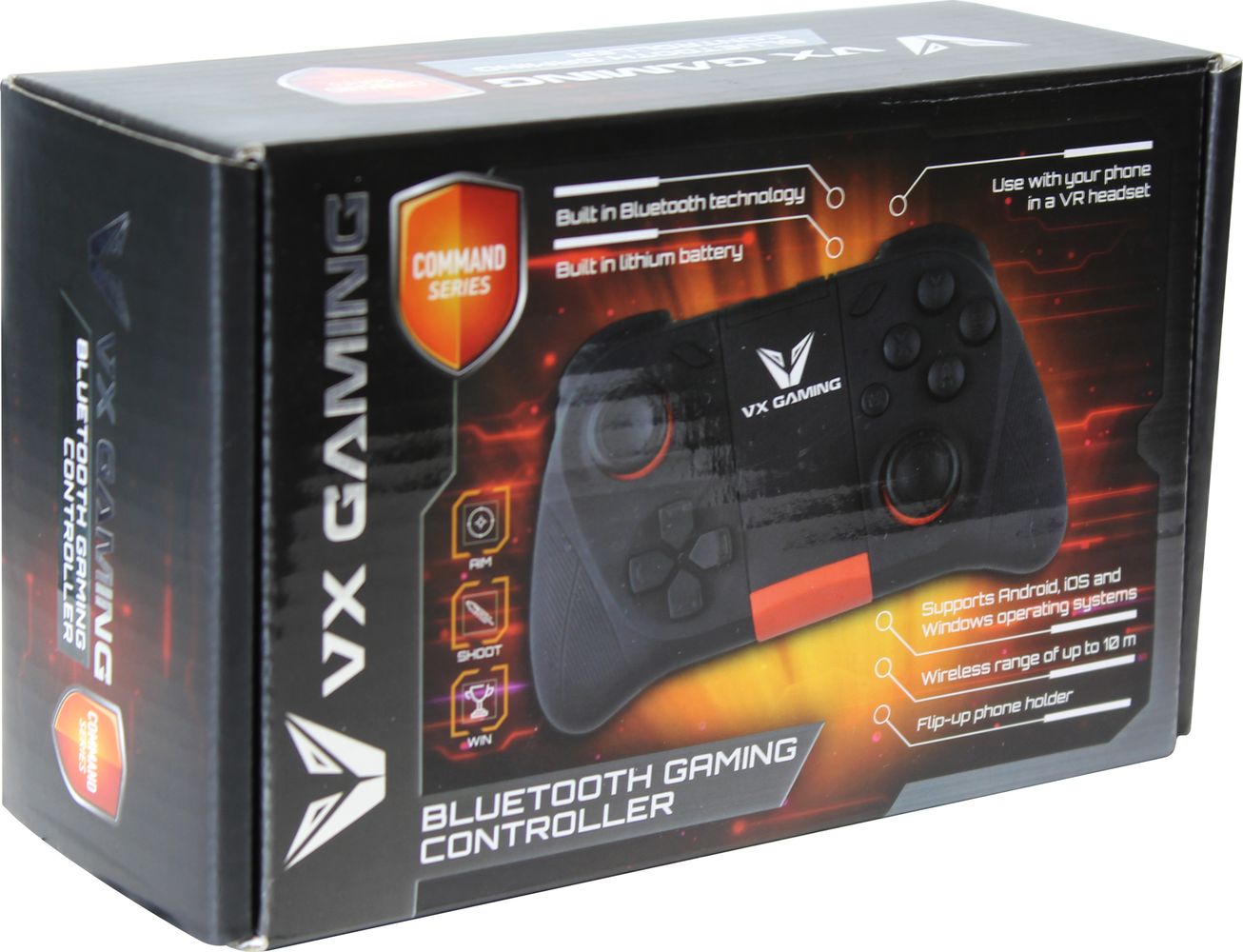 Matériels informatique manette VOLKANO VX Gaming Bluetooth infinytech Réunion 3