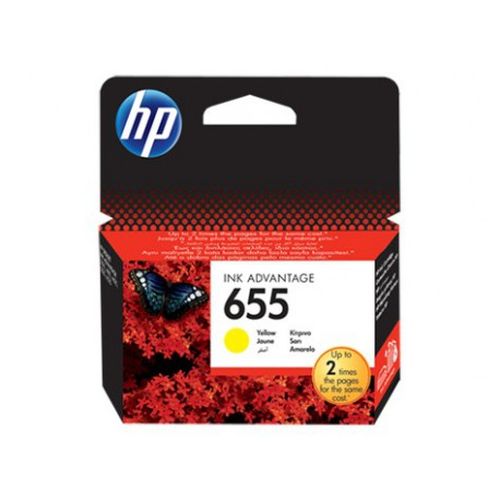 Consommables informatique cartouche d'encre HP 655 Jaune infinytech Réunion