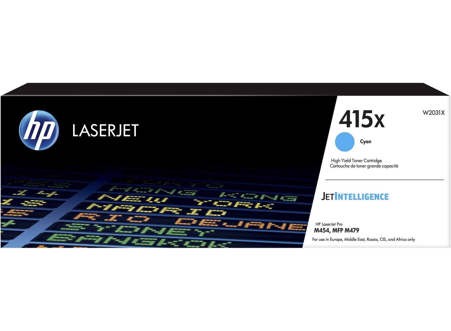 Consommables informatique toner HP 415X Cyan W2031X infinytech Réunion 1