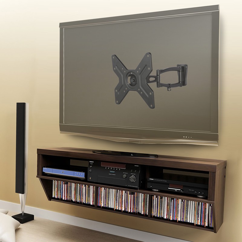 Accessoires vidéo support mural articulé V7 pour écrans de 10 à 43 infinytech Réunion 2