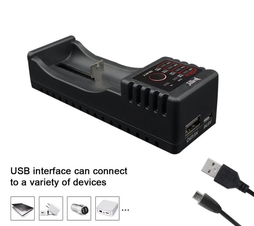 Accessoires chargeur WUBEN Smart Charger ARF1 pour batteries Li-ion NIMH et LiFePO4 infinytech Réunion 2