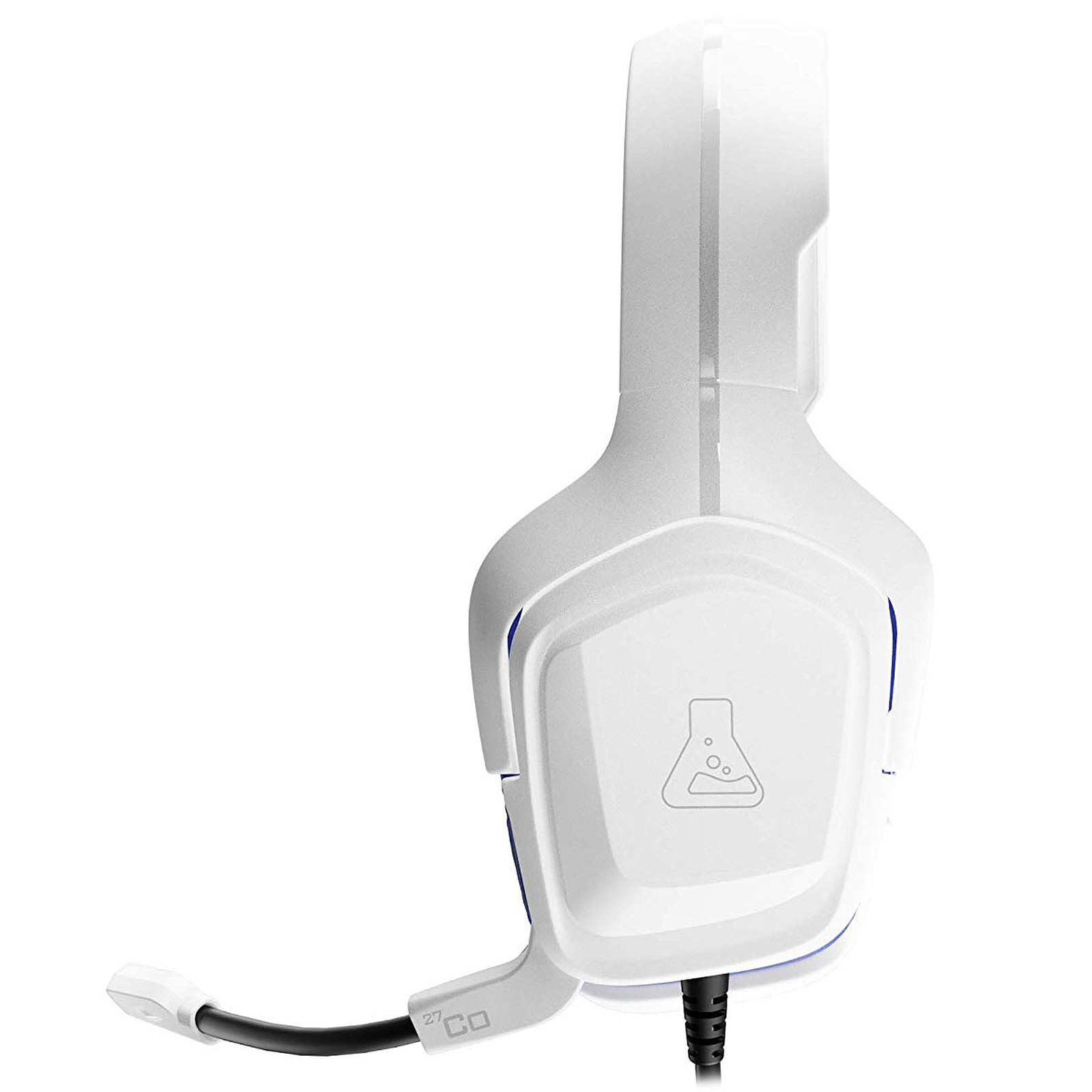 Matériels informatique casque micro G-LAB KORP Cobalt Blanc infinytech Réunion 3