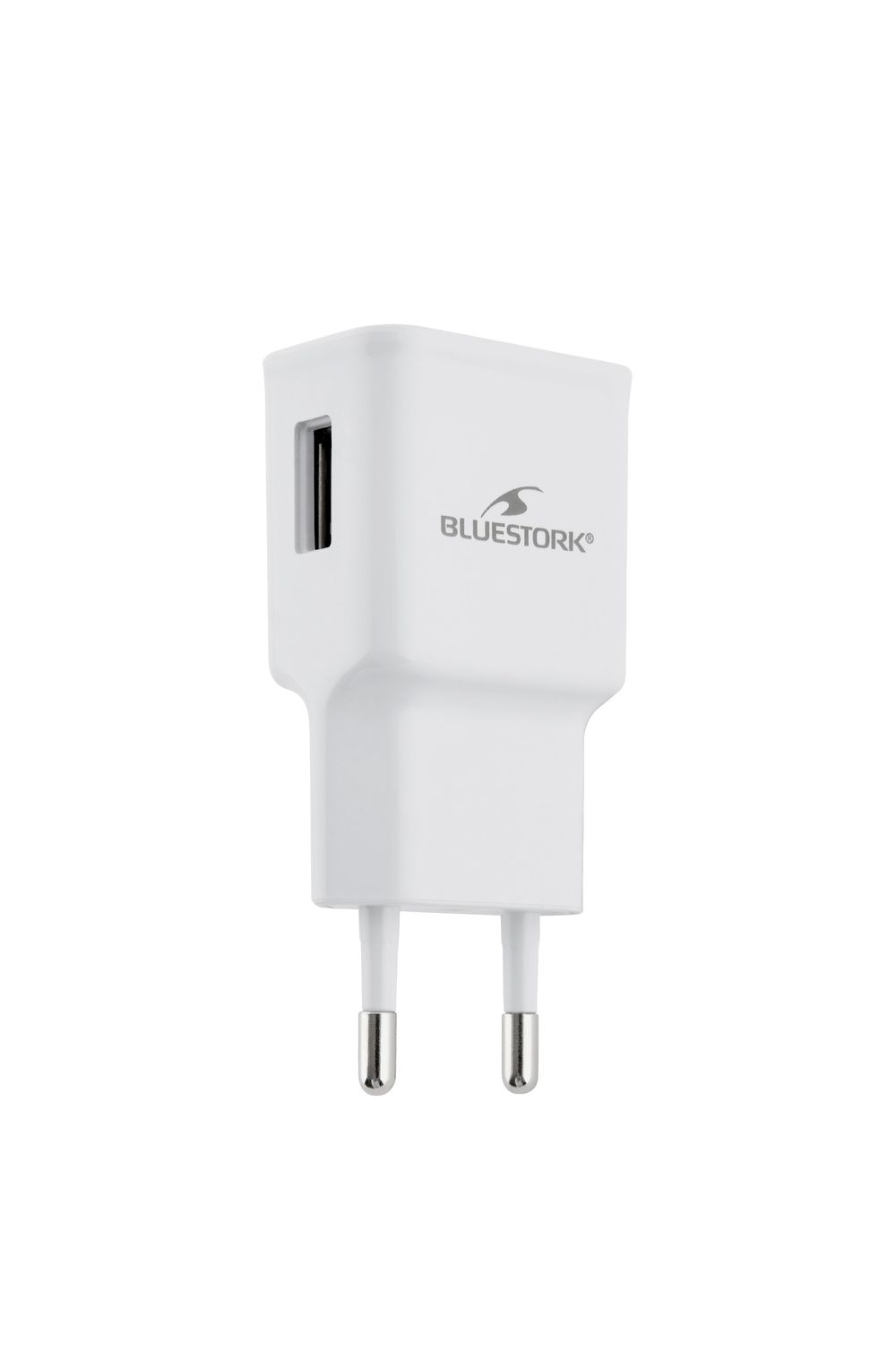 Accessoires téléphonie chargeur mural BLUESTORK WALL-21-U1 1 port USB Blanc infinytech Réunion 1