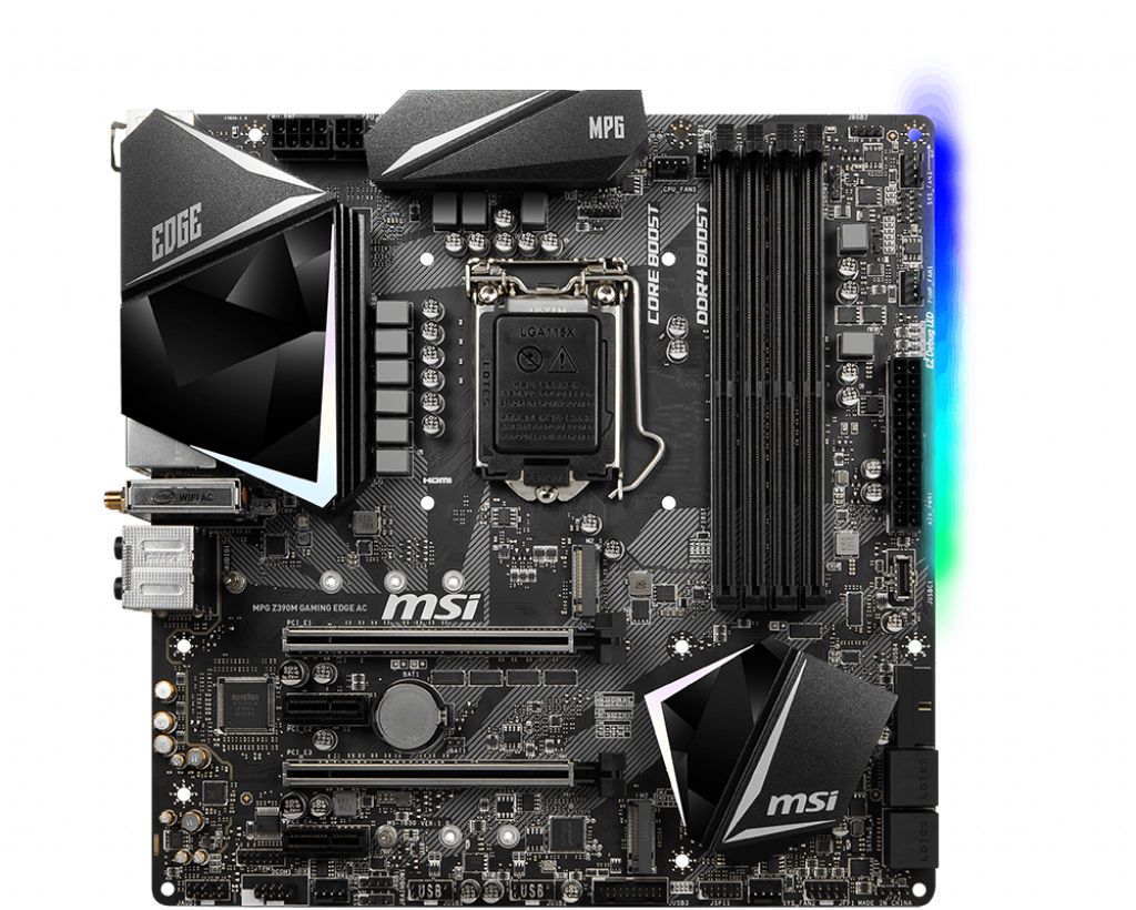 Matériels informatique carte mère MSI MPG Z390M Gaming Edge AC infinytech Réunion 2
