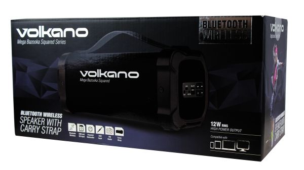 Matériels informatique enceinte nomade VOLKANO Mega Bazooka Squared Series VK-3303-BK infinytech Réunion 2