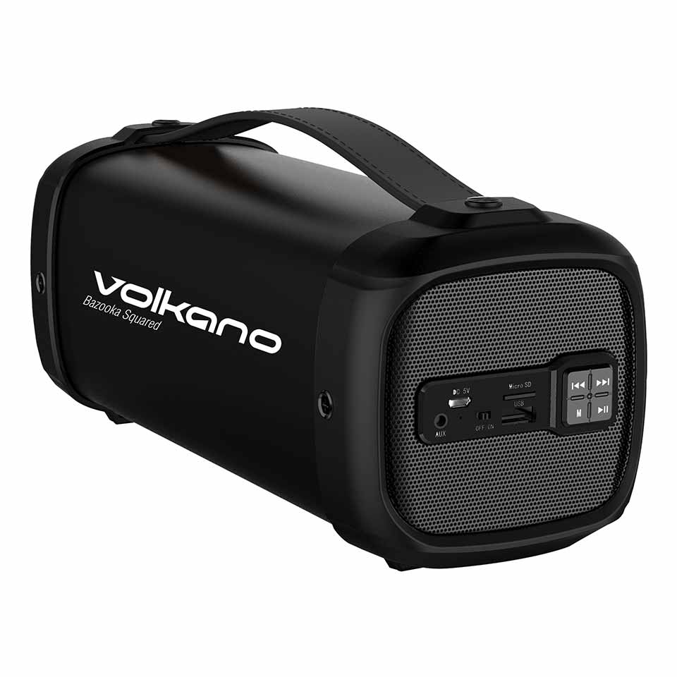 Matériels informatique enceinte nomade VOLKANO Bazooka Squired Bluetooth VK-3030-BK infinytech Réunion 1