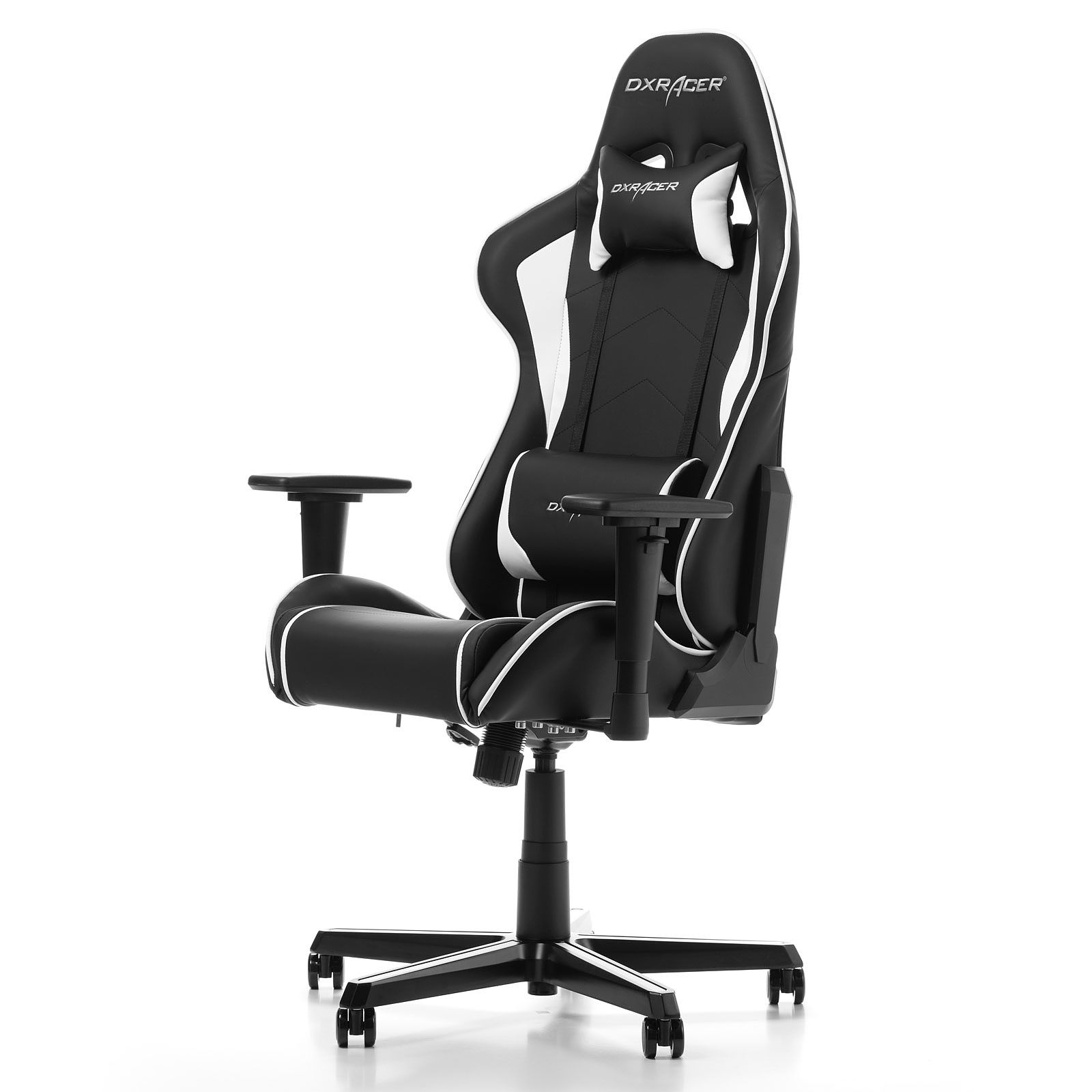 Matériels informatique siège Gaming DXRACER Formula F08 Noir et Blanc infinytech Réunion 2