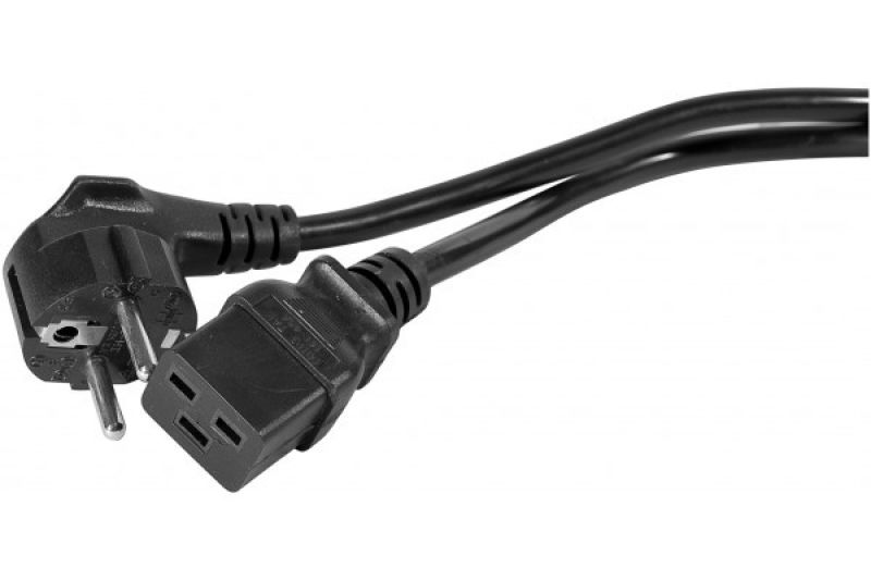 Matériels informatique câble d'alimentation CEE7 C19 noir 2 m infinytech Réunion 1