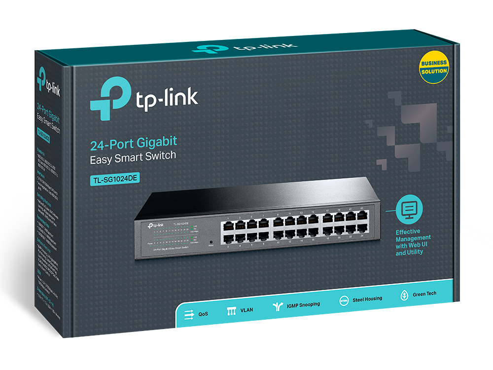 Matériels informatique switch TP-LINK TL-SG1024DE 24 ports RJ45 Gigabit infinytech Réunion 3