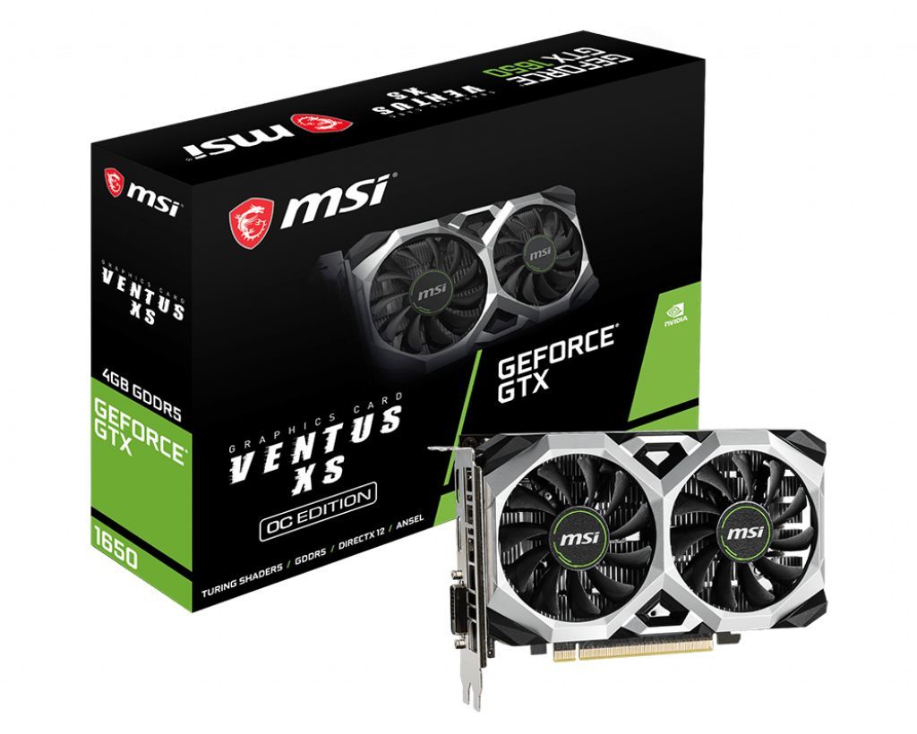 Matériels informatique carte graphique MSI GTX 1650 VENTUS XS 4 Go OC infinytech Réunion 1