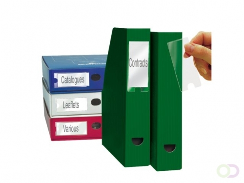 Fournitures bureautique porte-étiquettes 3L 10320 35x75mm PP adhésive infinytech Réunion 1