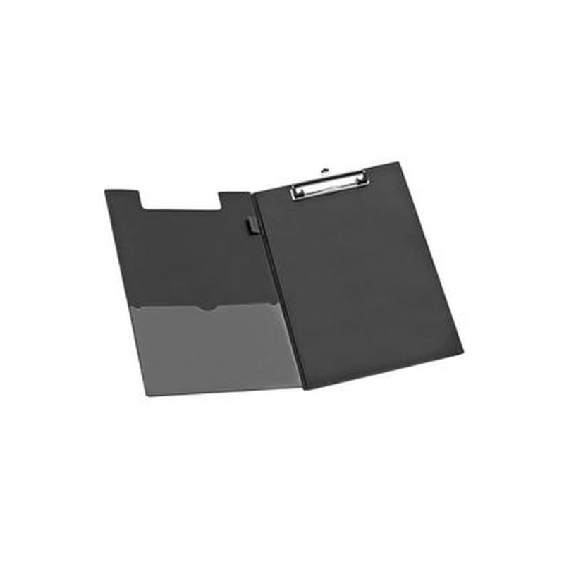 Fournitures bureautique porte-bloc à pince JPC A4 revêtement PVC noir infinytech Réunion 1