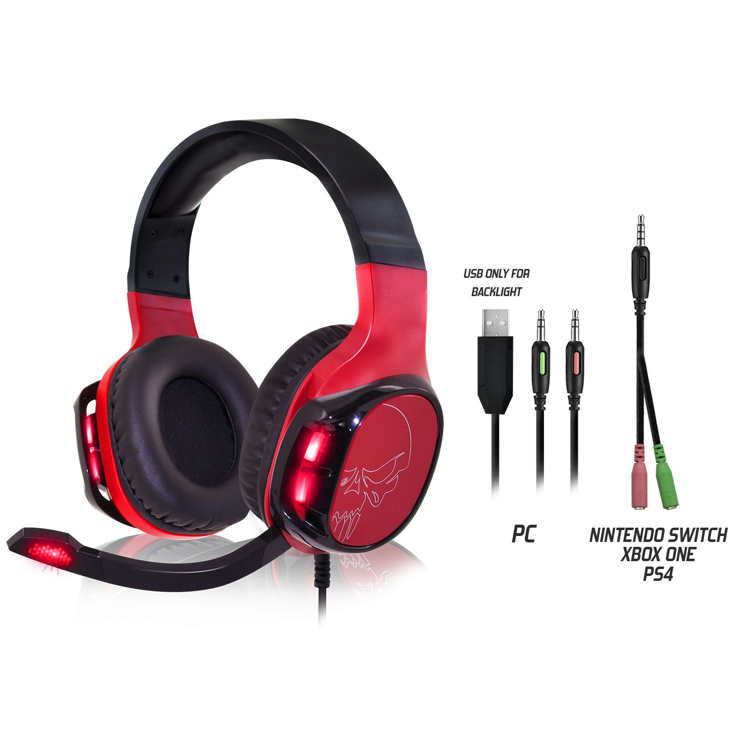 Matériels informatique casque micro SPIRIT of GAMER ELITE H60 Rouge infinytech Réunion 5