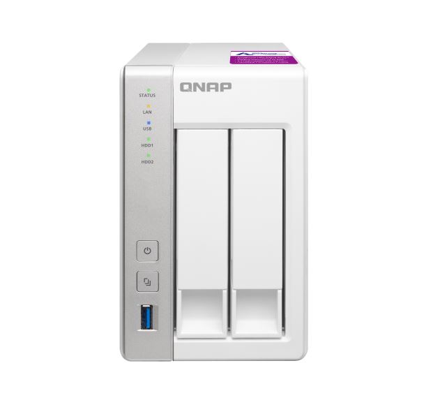 Matériels informatique NAS QNAP TS-231P2 2 Baies 4 Go infinytech Réunion 1