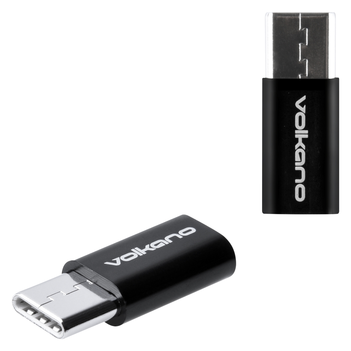 Matériels informatique adaptateur VOLKANO VK-20037-BK USB-C vers Micro USB infinytech Réunion 3