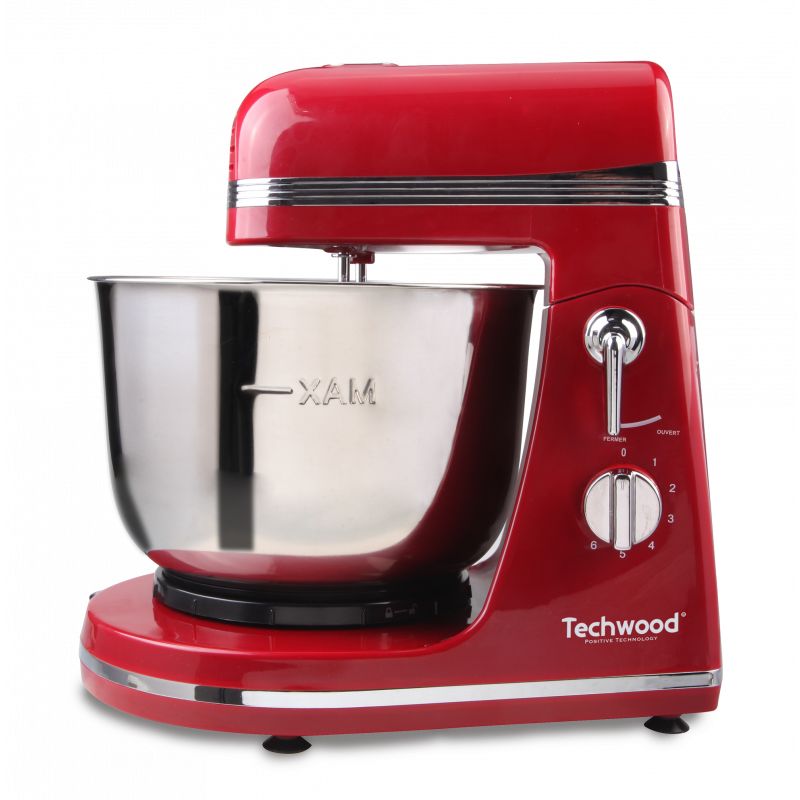 Petit électroménager robot pâtissier TECHWOOD TMB-365 Rouge infinytech Réunion 1