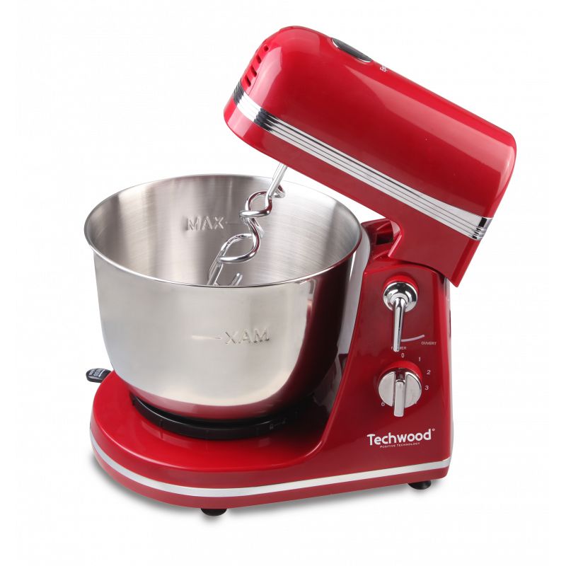 Petit électroménager robot pâtissier TECHWOOD TMB-365 Rouge infinytech Réunion 2
