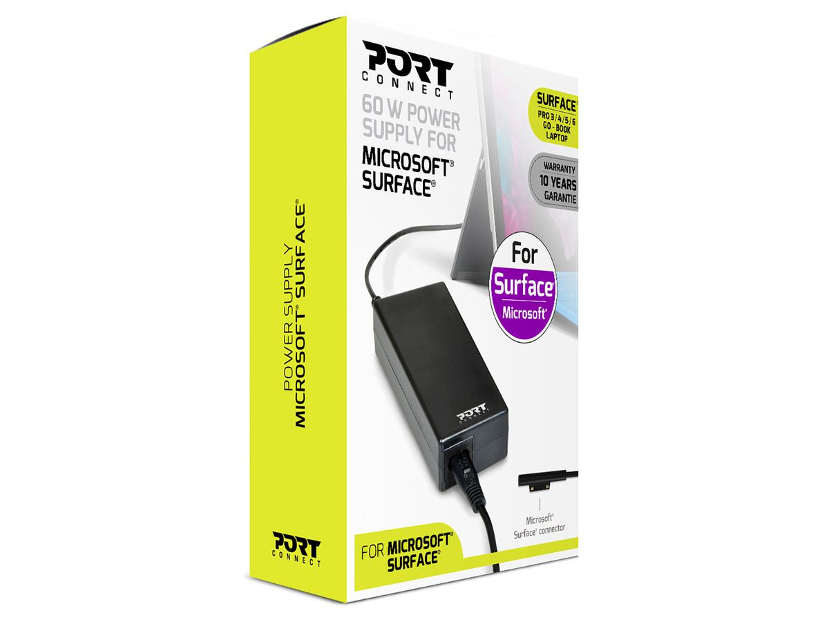 Matériels informatique chargeur universel PORT DESIGNS pour Surface 60W EU 900102 Noir infinytech Réunion 3