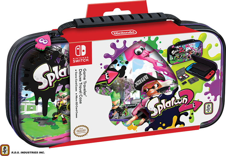 Pochette de transport deluxe officielle RDS BIGBEN Splatoon 2 pour Nintendo Switch NNS51 infinytech Réunion 1