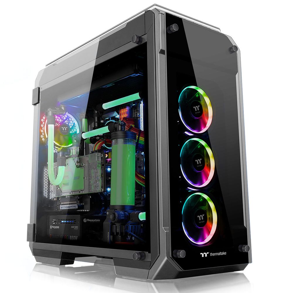 Matériels informatique boitier THERMALTAKE VIEW 71 Glass Edition TG infinytech Réunion 2