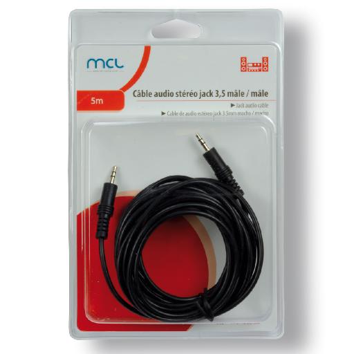 Matériels informatique câble audio stéréo MCL jack 3,5 mâle mâle 5m infinytech Réunion 2