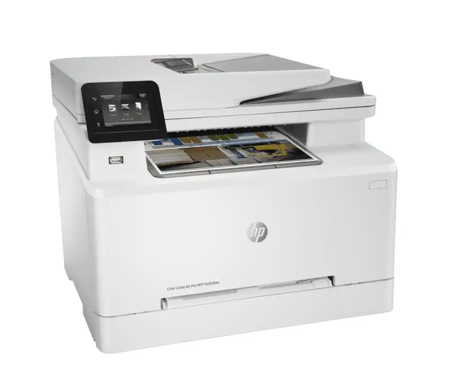 Matériels informatique imprimante laser couleur multifonctions HP LaserJet Pro MFP M283fdn infinytech Réunion 1