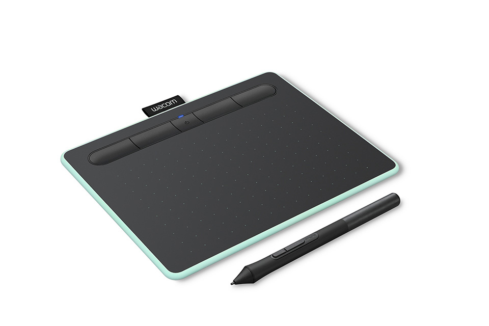 Matériels informatique tablette graphique WACOM Intuos Medium Bluetooth Pistache infinytech Réunion 3
