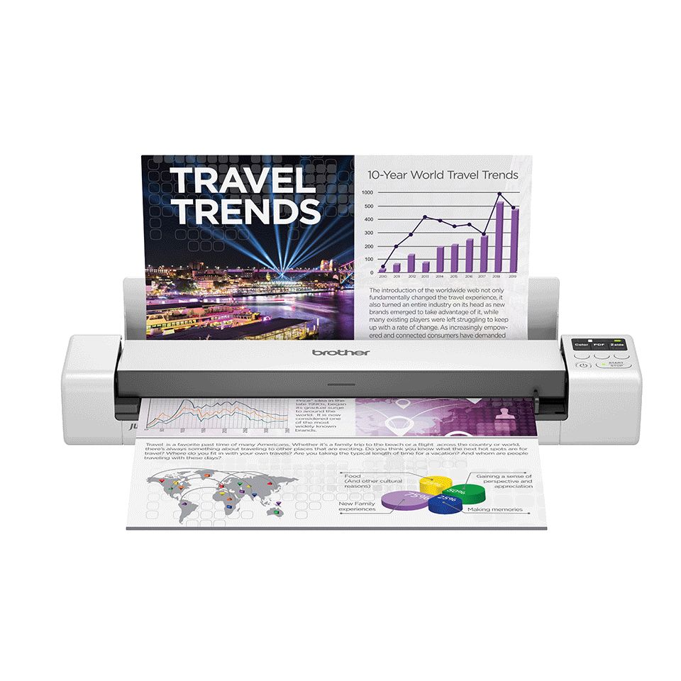 Scanner Mobile Brother Ds 940dw A4 Recto Verso Wi Fi Infinytech Reunion