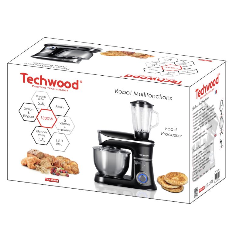 Petit électroménager robot multifonction TECHWOOD TRP-6506B infinytech Réunion 3
