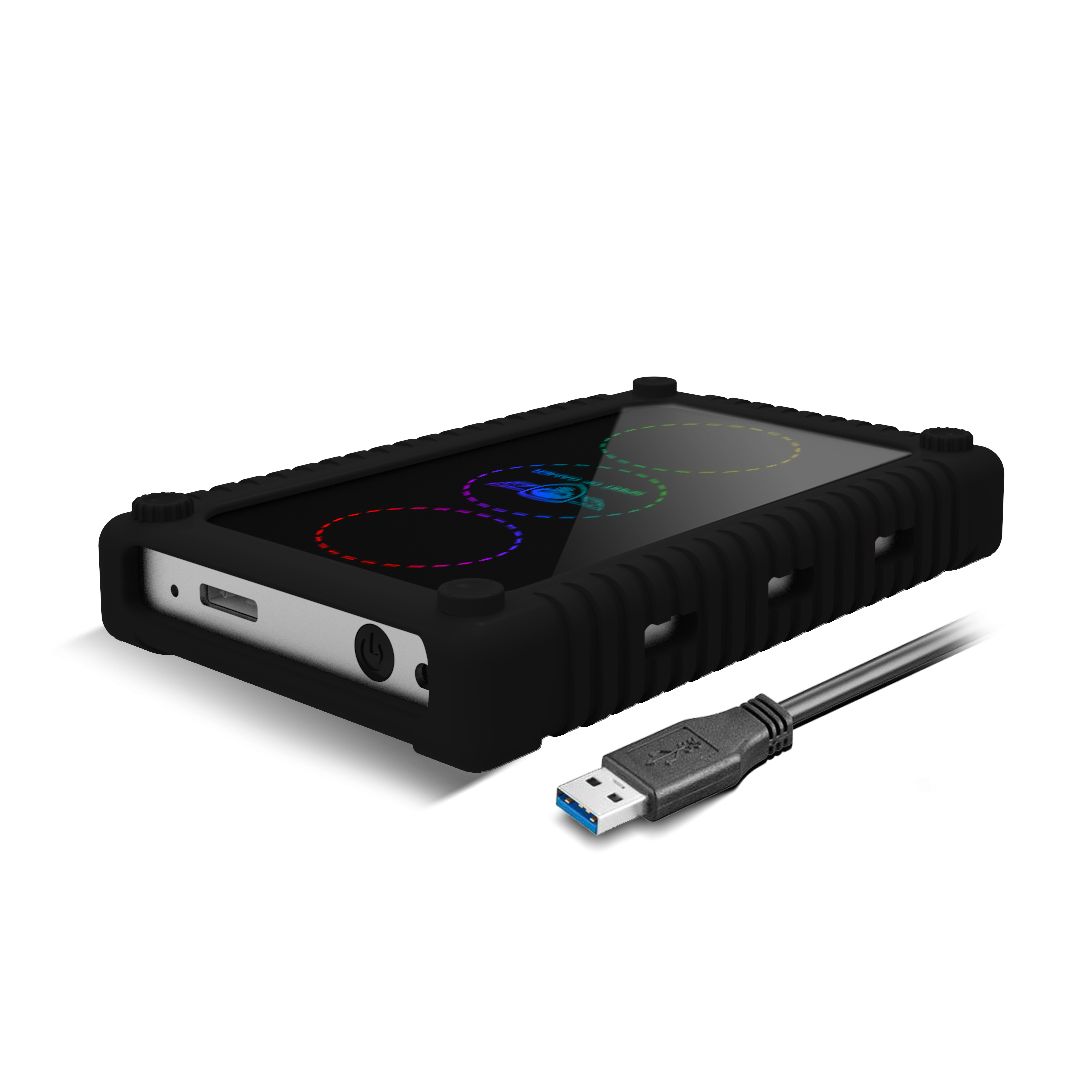 Matériels informatique boîtier externe RGB Gaming SOG Safebox pour disques durs 2.5 pouces infinytech Réunion 2