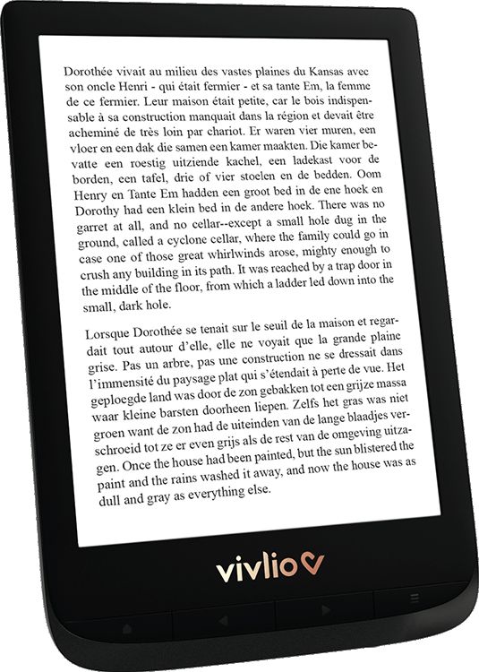 Liseuse VIVLIO Touch Lux 4 Noire 8 Go - infinytech-reunion