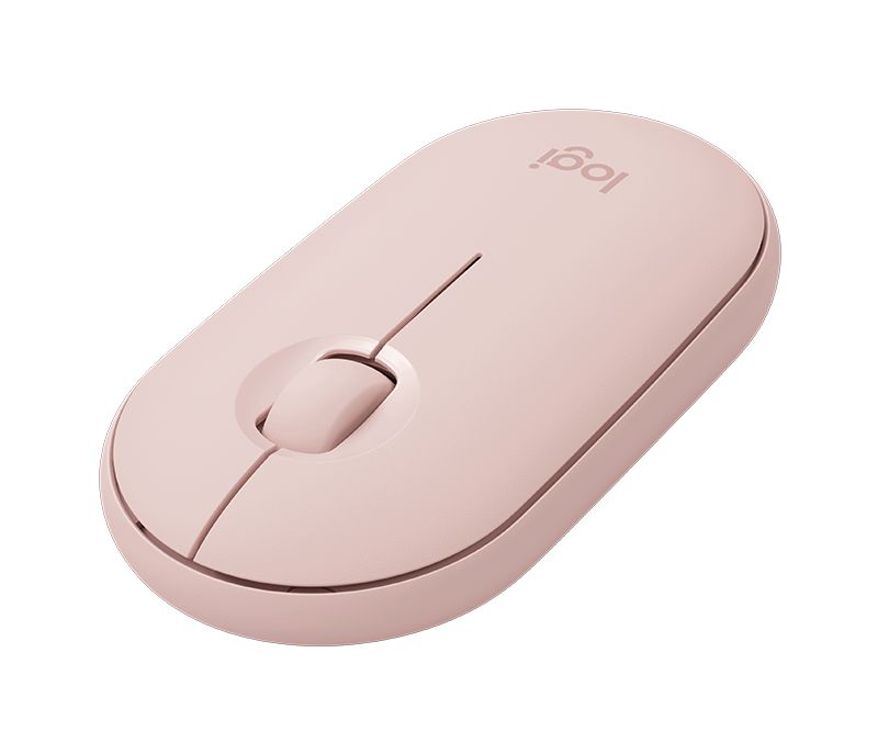Matériels informatique souris LOGITECH Pebble M350 Rose infinytech Réunion 2