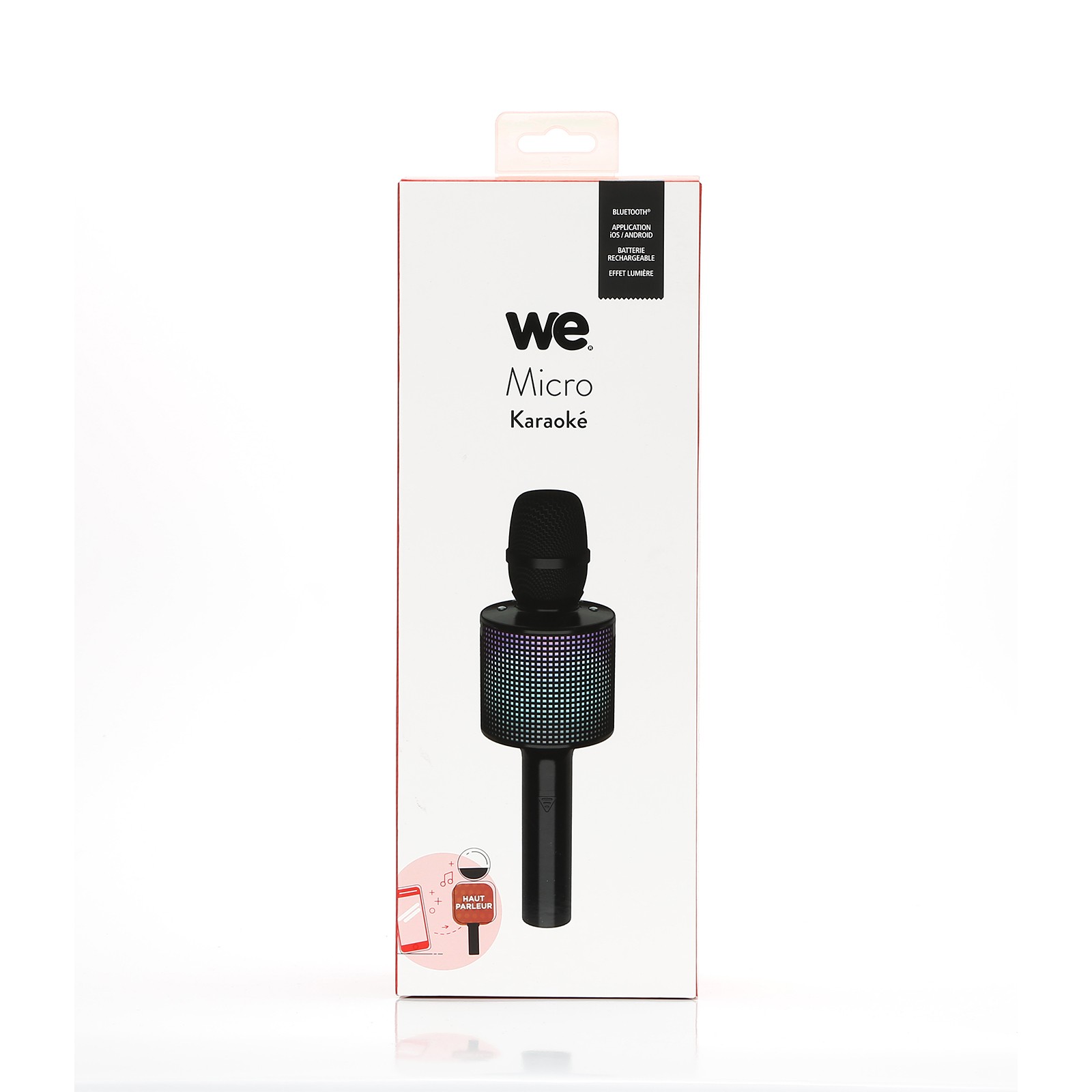 Matériels audio micro karaoké WE CONNECT Led Bluetooth infinytech Réunion 4