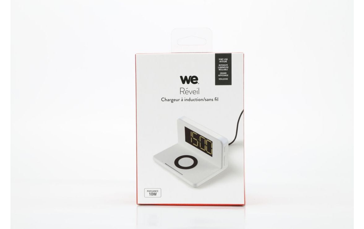 Matériels informatique chargeur induction WE induction 10W Blanc infinytech Réunion 3