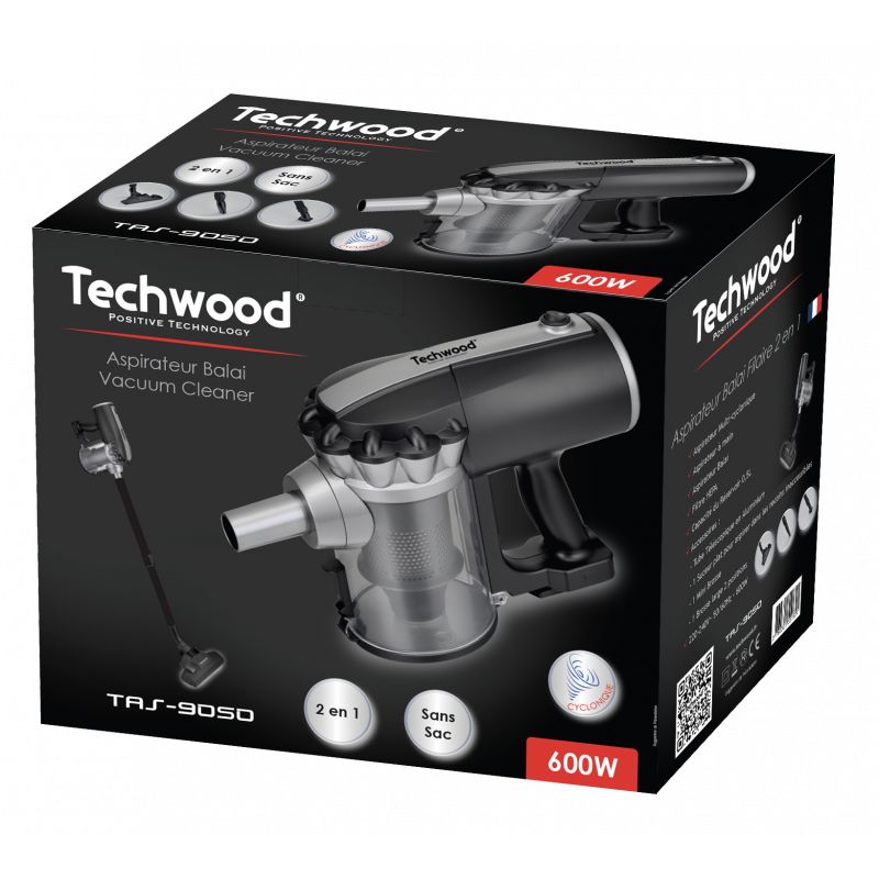 Petit électroménager aspirateur balai 2 en 1 TECHWOOD TAS-9050 infinytech Réunion 5
