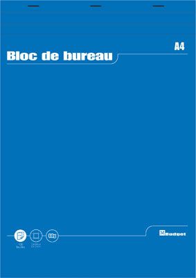 Fournitures bureautique bloc notes A4 100 pages Petits carreaux infinytech Réunion 1