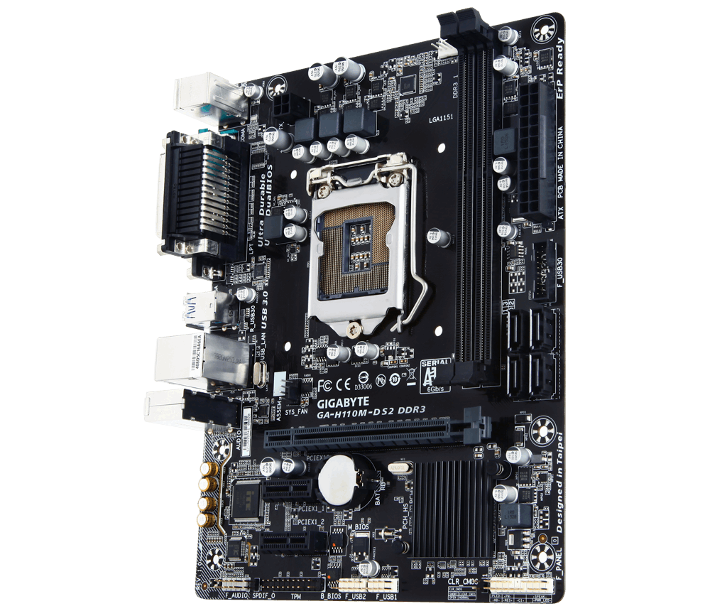 Matériels informatique carte mère GIGABYTE H110M-DS2 infinytech Réunion 3