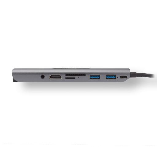 Matériels informatique station daccueil MCL USB type-C HDMI RJ-45 et lecteur de carte infinytech Réunion 2