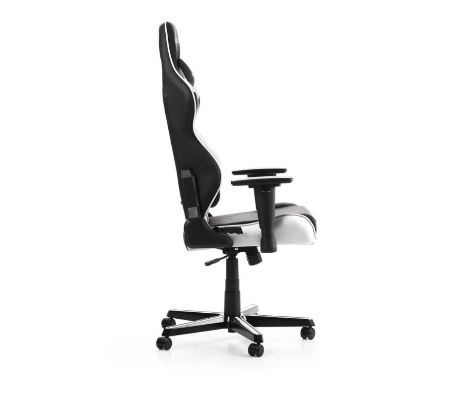 Matériels informatique siège Gaming DXRACER RACING R0-NW Nois et Blanc infinytech Réunion 2
