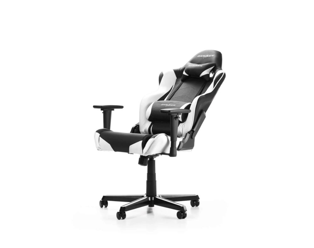 Matériels informatique siège Gaming DXRACER RACING R0-NW Nois et Blanc infinytech Réunion 4