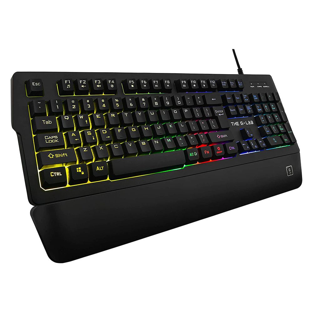 Matériels informatique clavier THE G-LAB Keyz Palladium infinytech Réunion 2